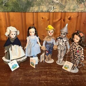 Effanbee Storybook Collection Wizard Of OZ 1987- Set Of 5